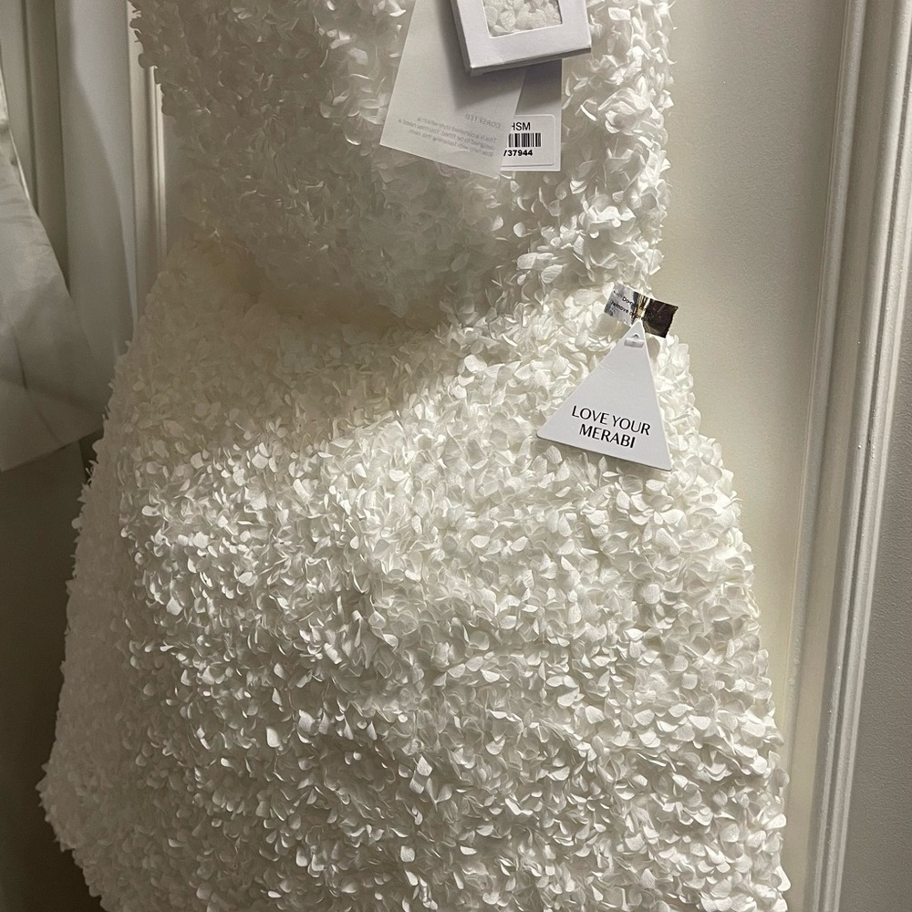 NADINE MERABI Strapless White Dress - Picture 5 of 6